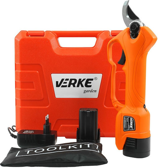 Verke Ψαλίδι Κλαδέματος Μπαταρίας Brushless 16.8V 2x2Ah/2Ah με Μέγιστη Διάμετρο Κοπής 28mm