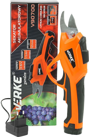 Verke Foarfecă de tăiere Baterie 3.6V cu Diametru Maxim de Tăiere 12mm