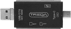 Treqa USB-6 micro USB / USB-C male σε micro USB female Treqa USB-6 micro USB / USB-C male σε micro USB female
