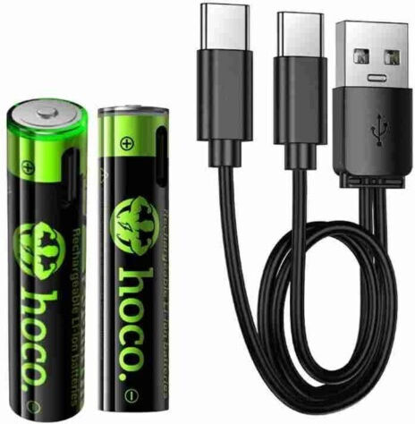 Hoco Επαναφορτιζόμενες Μπαταρίες AAA 1200mAh 1.5V 2τμχ