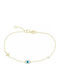 Mertzios.gr Women's Bracelet with Eye Design in 9K White Gold