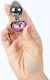 APH Heart Anal Plug Small Fuchsia