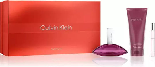 Calvin Klein Euphoria Set pentru femei cu Loțiune de corp