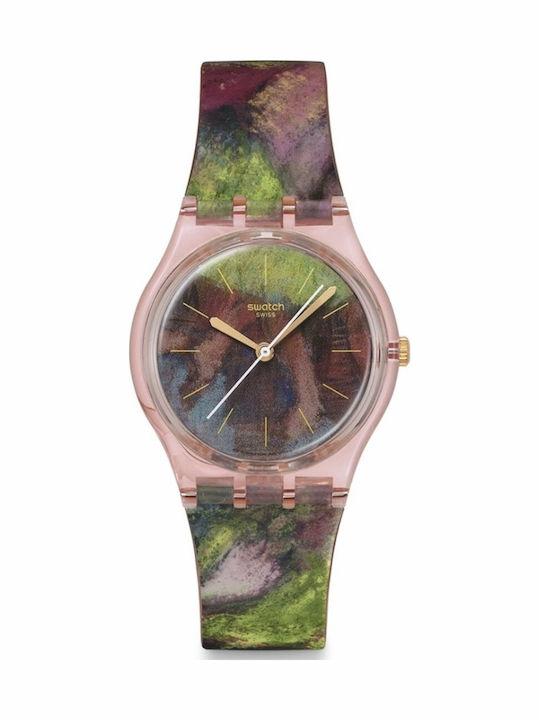 Swatch Bioceramic Women's Watch with Rubber Strap