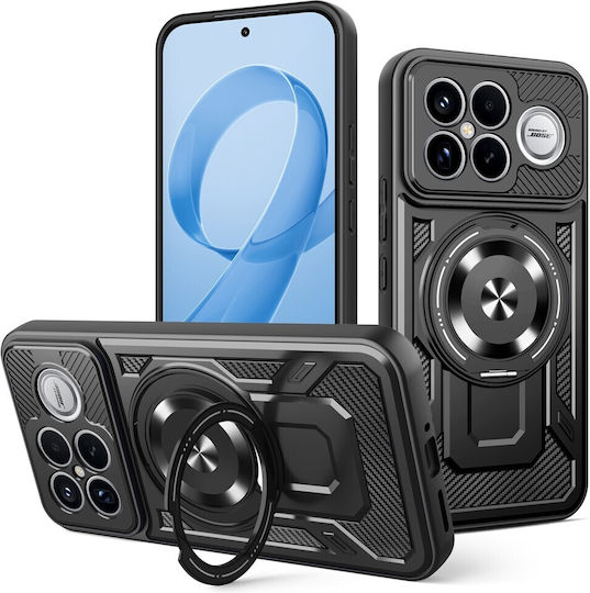 Techsuit Ruggedcam Umschlag Rückseite Silikon Schwarz (Poco F8 Ultra)