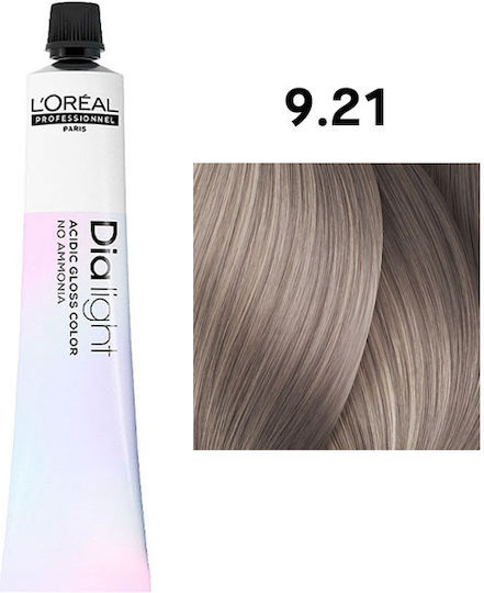 L'Oreal Paris Professionnel Dia Light Hair Dye No Ammonia 9.21 Milkshake Very Light Iridescent Ash Blonde 60ml