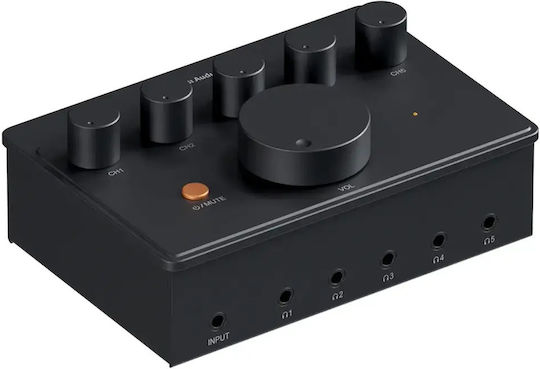 Fosi Audio Ph05 5 Channel Headphone Amplifier