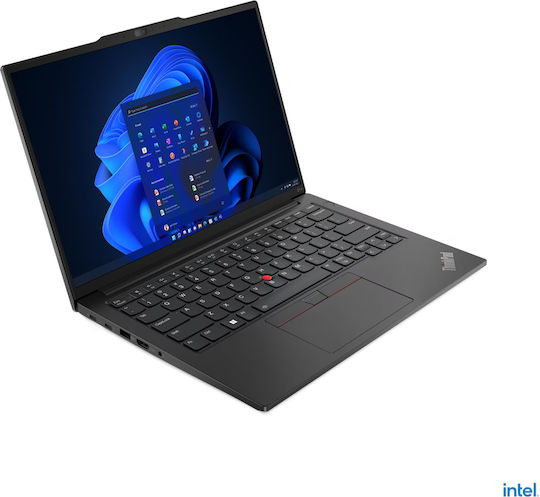 Lenovo ThinkPad E14 Gen 5 (Intel) 14" IPS FHD+ (i5-1335U/8GB/256GB SSD/W11 Pro) Графитно черно (UK Клавиатура)