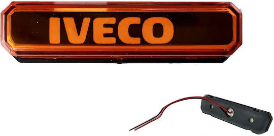 Πλαϊνό Φως Όγκου Led 12v 24v Iveco Πορτοκαλί Ip67