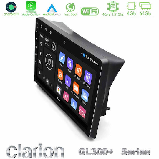 Clarion Auto-Audiosysteme für Opel Combo / Vectra / Meriva / Vivaro / Agila Renault Trafic Nissan Primastar 2001-2010 mit Touchscreen 10"
