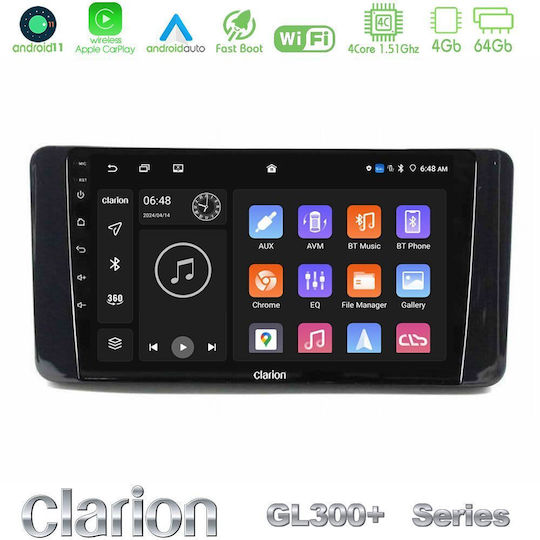 Clarion Ηχοσύστημα Αυτοκινήτου για Skoda Kamiq 2019-2022 (Bluetooth/USB/AUX/WiFi/GPS/Apple-Carplay/Android-Auto) με Οθόνη Αφής 9"