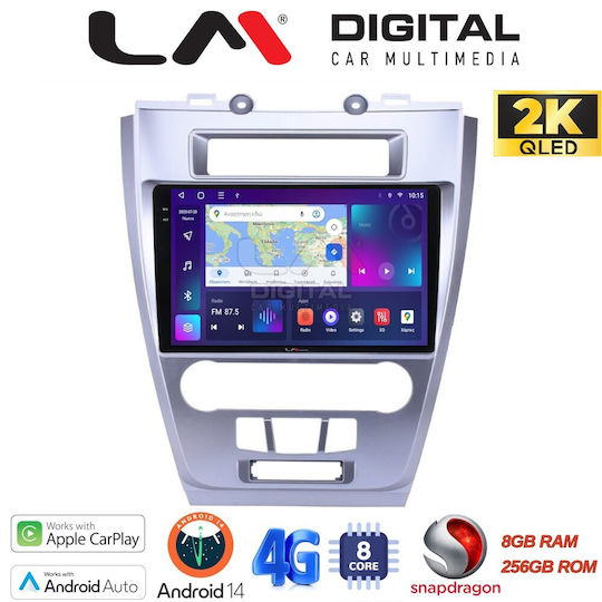 LM Digital Ηχοσύστημα Αυτοκινήτου για Ford Fusion 2012>2017 (Bluetooth/USB/WiFi/GPS/Apple-Carplay/Android-Auto)