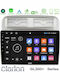 Clarion Auto-Audiosystem für Fiat Großer Punkt 2006-2011 (Bluetooth/USB/AUX/WiFi/GPS/Apple-Carplay/Android-Auto) mit Touchscreen 9"