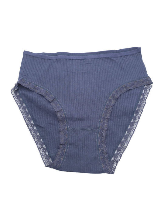 Hand's Foner Cotton Women's Briefs with Lace Na...
