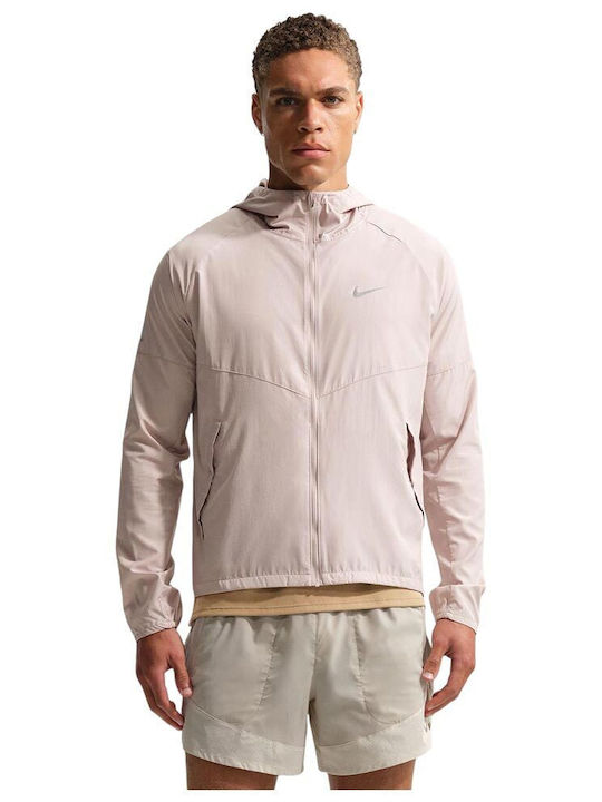 Nike Repel Miler Sportjacke Wasserdicht Ecru