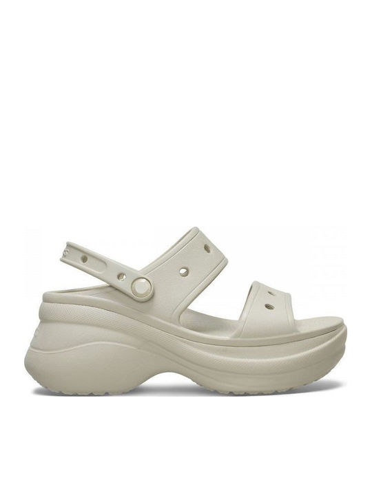 Crocs Γυναικεία Σανδάλια Μπεζ