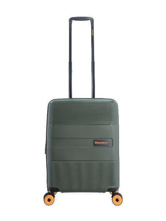 Discovery Cabin Travel Suitcase Hard Khaki with 4 Wheels Height 55cm DL02H0.49.11