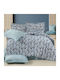 MayHome Set Coverlet King Size from Cotton & Polyester Geometric 260x240cm 3pcs