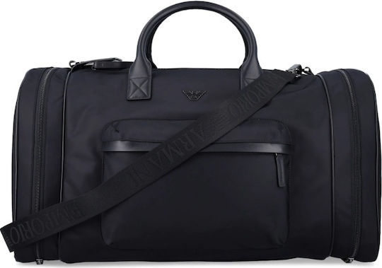 Emporio Armani Σακ Βουαγιάζ Μαύρο Υφασμάτινο