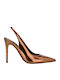 Slingbacks Feather3 Feather3 Γόβες με Ψηλό Τακούνι Καφέ