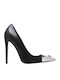 Leder Pumps Schwarz