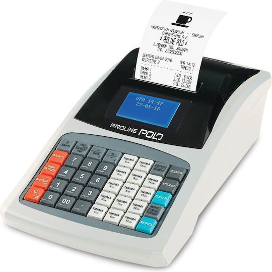 Ταμειακή Μηχανή Proline Polo Plus Εστιατορίου Χωρίς Μπαταρία Λευκό Proline