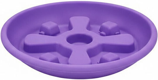 Micplast Plate Pot Plastic Purple Wheeled 25x25cm WS25-Purple
