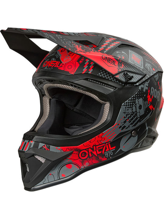 O'Neal 1 Series Vibrant Black/Red V.26 Motorrad...