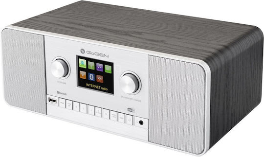 GoGEN IR 257 Επιτραπέζιο Ραδιόφωνο Ρεύματος DAB+ με Bluetooth και USB Ασημί