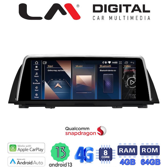 LM Digital Car Audio System for BMW F10 / F11 2010 > 2012 (Bluetooth/USB/WiFi/GPS/Apple-Carplay/Android-Auto)