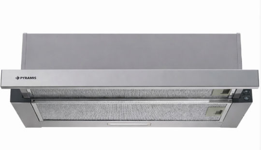 Pyramis PTC63413IX Sliding Vent Hood 60cm Gray