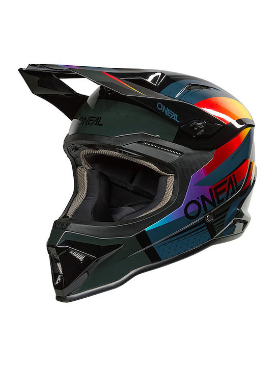 O'Neal 1 Series RC Black/Multi V.26 Motorradhel...