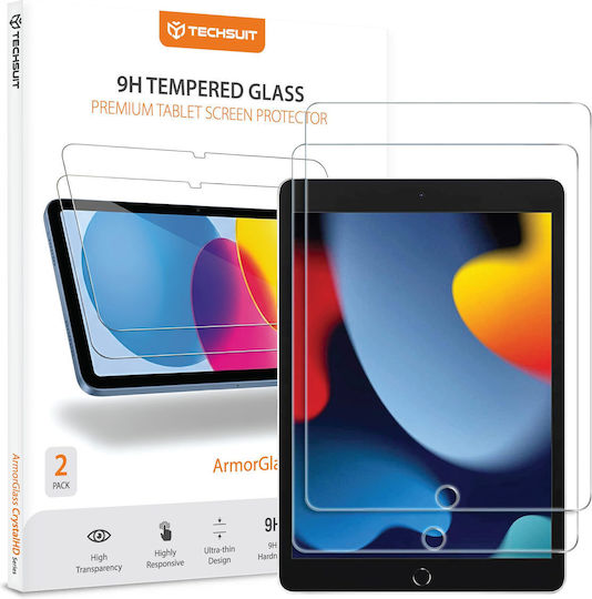 Techsuit Armorglass Crystal Hd Gehärtetes Glas (iPad 10,2 (2019/2020/2021) - Apple)