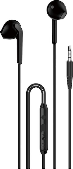 Dudao X3 Earbuds Handsfree Ακουστικά με Βύσμα 3.5mm Μαύρο