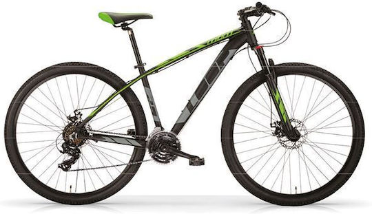 MBM 29" Grünes Mountainbike mit 24 Geschwindigkeiten