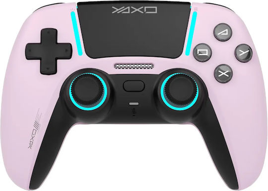 Yaxo Ασύρματο Gamepad για PS5 / PC Ροζ
