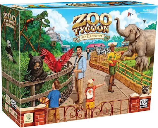 Board Game Zoo Tycoon for 1-5 Players 14+ Years Old Galakta