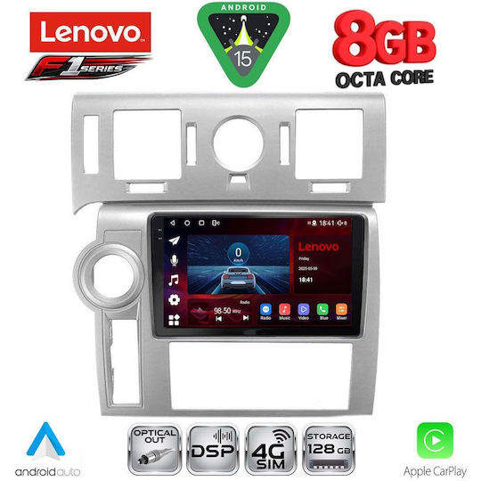 Lenovo Ηχοσύστημα Αυτοκινήτου Hummer H2 2008-2009 (Bluetooth/USB/WiFi/GPS/Apple-Carplay/Android-Auto) με Οθόνη Αφής 9"