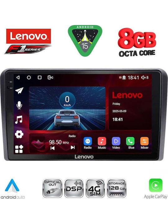 Lenovo Car Audio System for Hyundai H-1 2007-2020 (Bluetooth/USB/WiFi/GPS/Apple-Carplay/Android-Auto) with Touch Screen 9"
