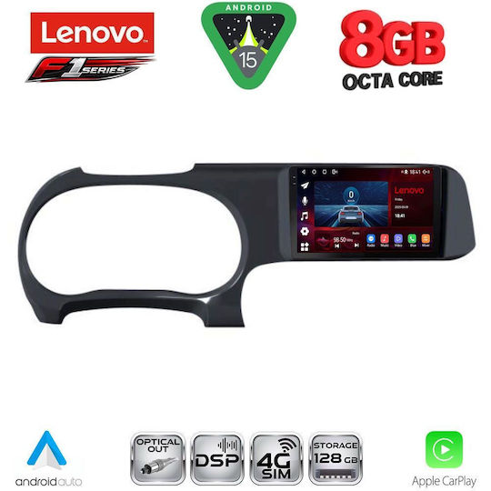 Lenovo Car Audio System for Hyundai i10 2020 (Bluetooth/USB/WiFi/GPS/Apple-Carplay/Android-Auto) with Touch Screen 9"
