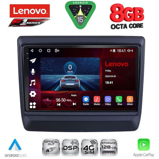 Lenovo Car Audio System Isuzu D-Max 2020 (Bluetooth/USB/WiFi/GPS/Apple-Carplay/Android-Auto) with Touch Screen 9"
