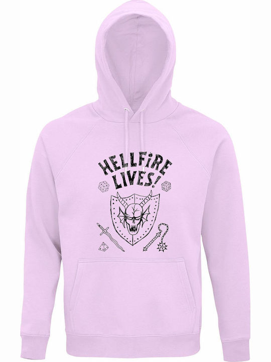 Hoodie Organic Unisex " Stranger Things Hellfir...
