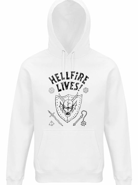 Hoodie Organic Unisex " Stranger Things Hellfir...