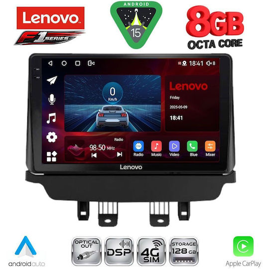 Lenovo Ηχοσύστημα Αυτοκινήτου για Mazda 2 2014-2023 (Bluetooth/USB/WiFi/GPS/Apple-Carplay/Android-Auto) με Οθόνη Αφής 9"