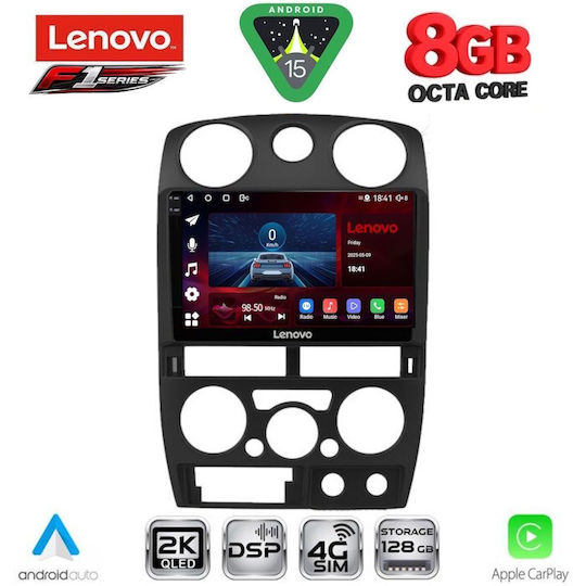 Lenovo Ηχοσύστημα Αυτοκινήτου Isuzu D-Max 2008-2012 (Bluetooth/USB/WiFi/GPS/Apple-Carplay/Android-Auto) με Οθόνη Αφής 9"
