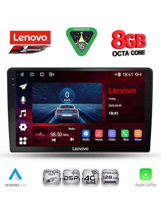 Lenovo Car Audio System for Kia Ceed 2006-2009 (Bluetooth/USB/WiFi/GPS/Apple-Carplay/Android-Auto) with Touch Screen 9"