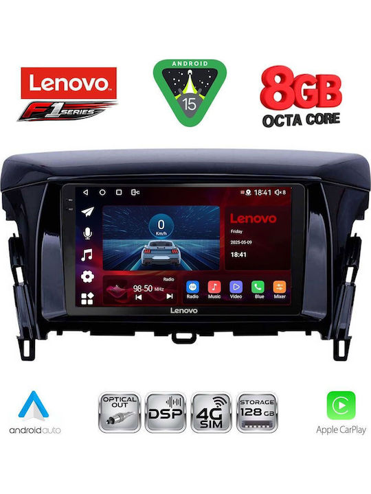 Lenovo Car Audio System for Mitsubishi Eclipse Cross 2018 with Touch Screen 9 inches Bluetooth USB Wi-Fi GPS Apple CarPlay Android Auto