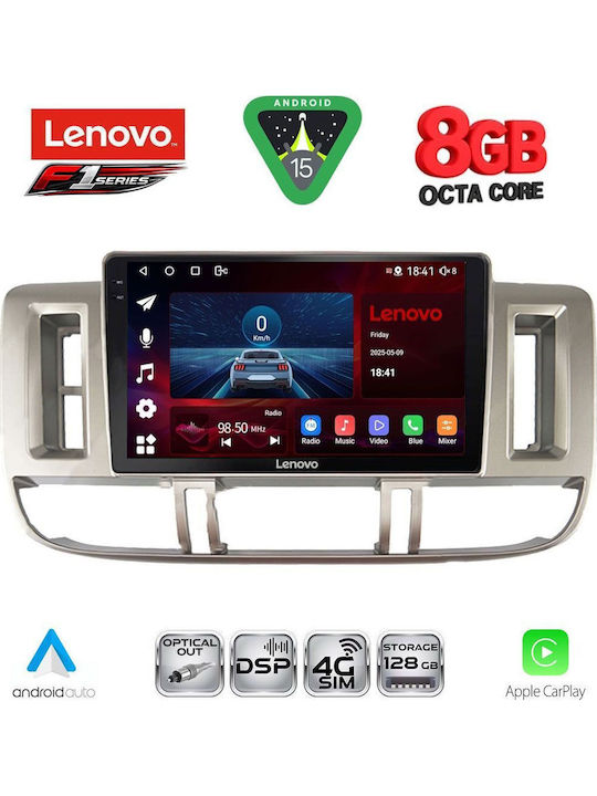 Lenovo Автомобилна Аудио Система (Блутут/USB/WiFi/GPS/Apple-Carplay/Android-Auto) с Тъчскрийн 9"