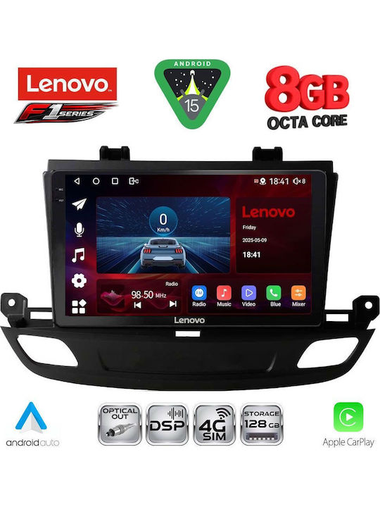Lenovo Car Audio System for Opel Insignia 2018 (Bluetooth/USB/WiFi/GPS/Apple-Carplay/Android-Auto) with Touch Screen 9"