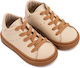 Babywalker Beige Baptism Leather Sneakers